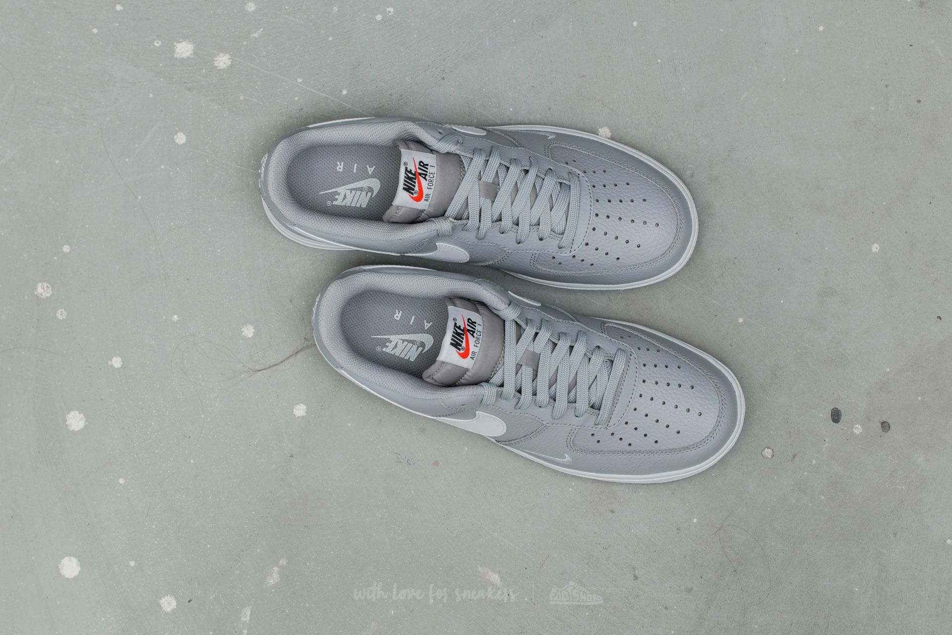 Men's shoes Nike Air Force 1 Wolf Grey/ White-White