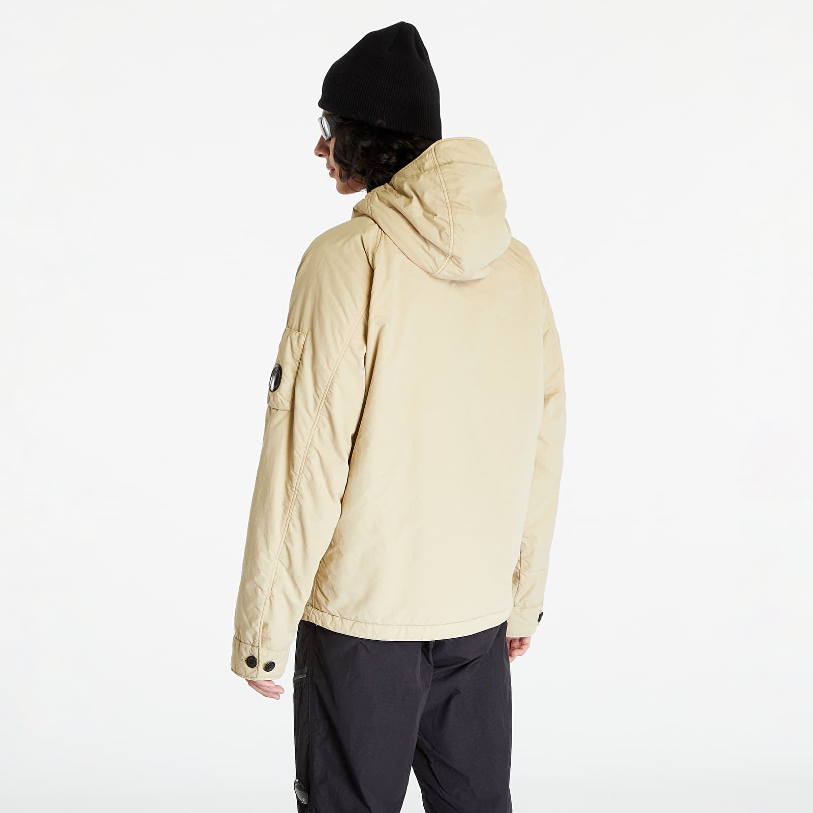 Striukės C.P. Company Flatt Nylon Hooded Jacket Mojave Desert