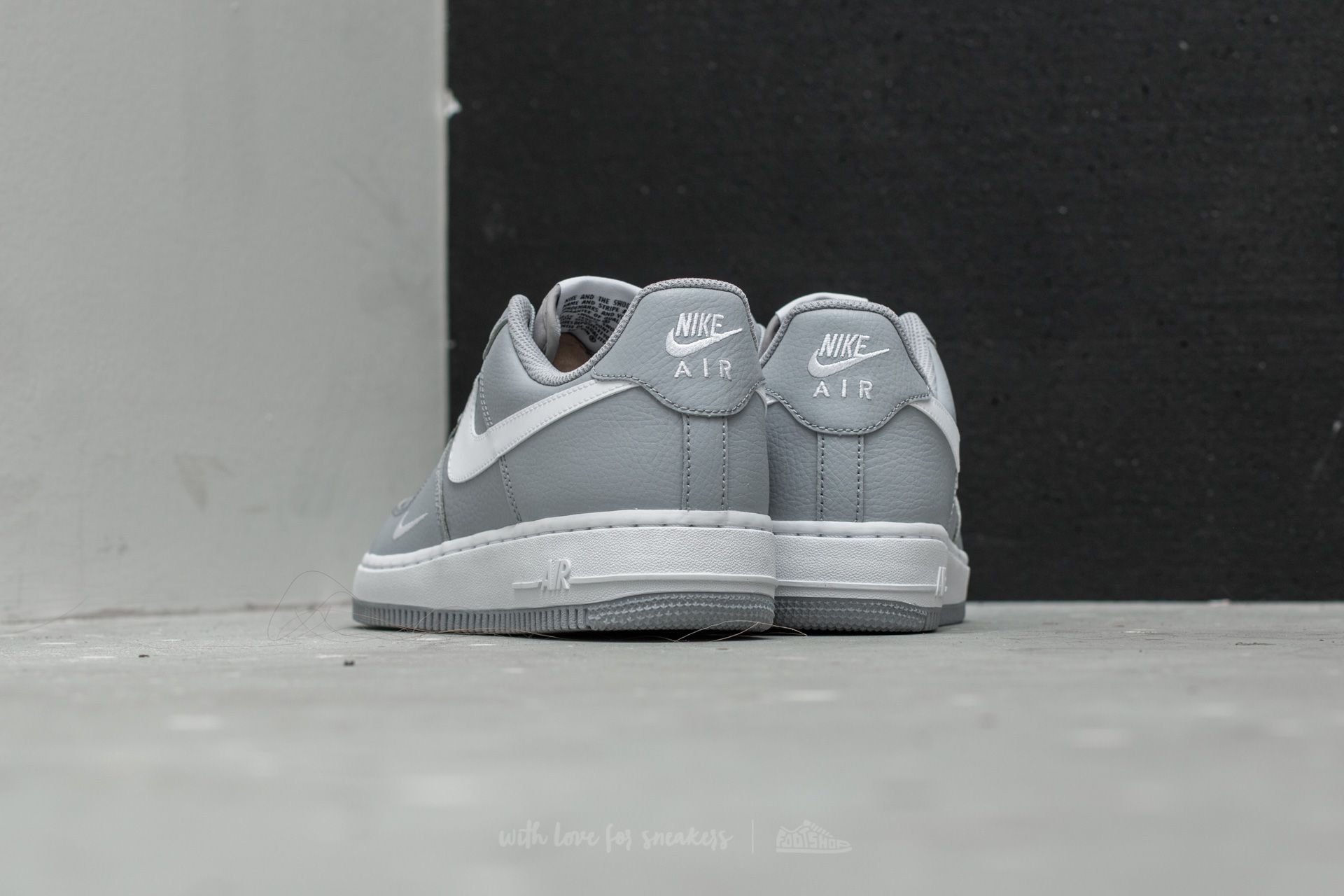 Men's shoes Nike Air Force 1 Wolf Grey/ White-White
