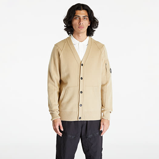 Sweaters C.P. Company Lambswool Cardigan Mojade Desert
