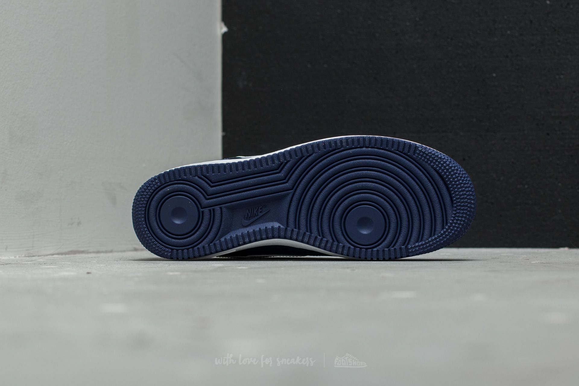 Herresko Nike Air Force 1 Deep Royal Blue/ White-White
