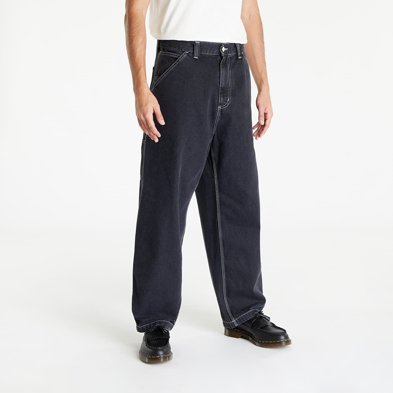 Jeansy Carhartt WIP OG Single Knee Pant Black