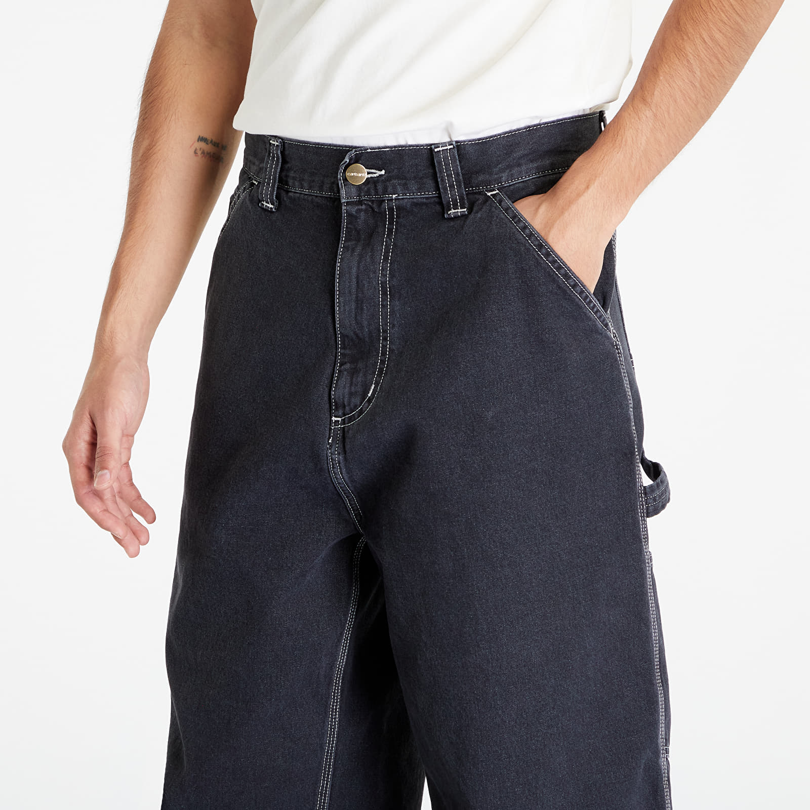 Jeansy Carhartt WIP OG Single Knee Pant Black