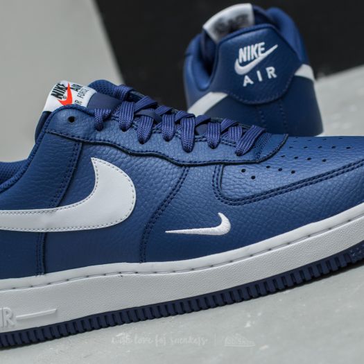 Air force 1 low men's white/deep royal clearance blue