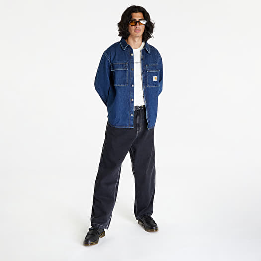 Carhartt WIP Manny Shirt Jacket Blue Stone Washed | Footshop