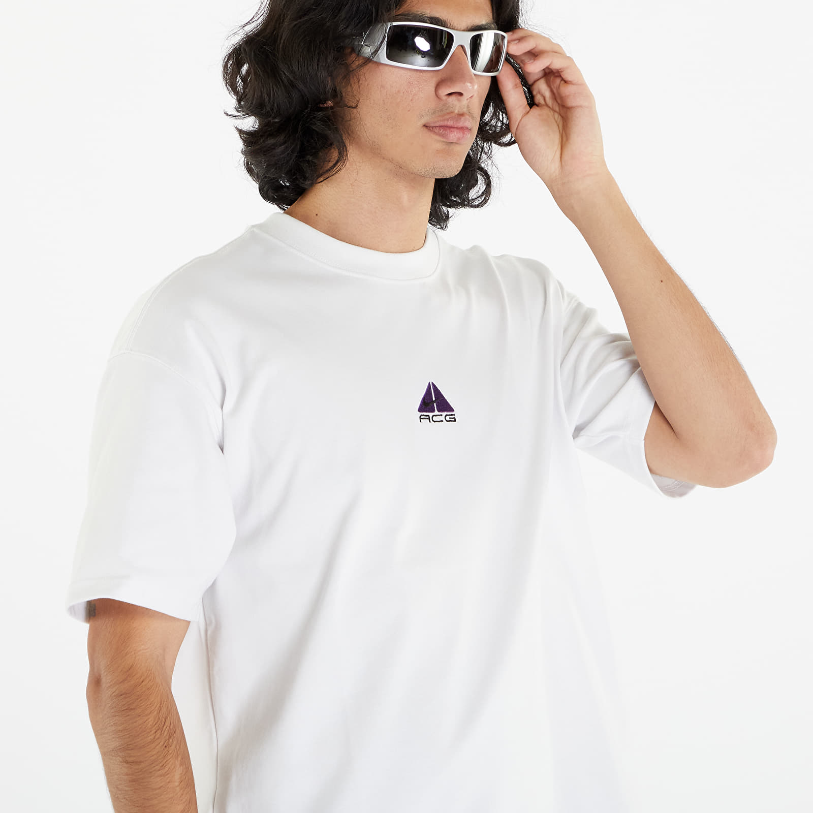 T-shirts Nike ACG T-Shirt Summit White/ Purple Cosmos