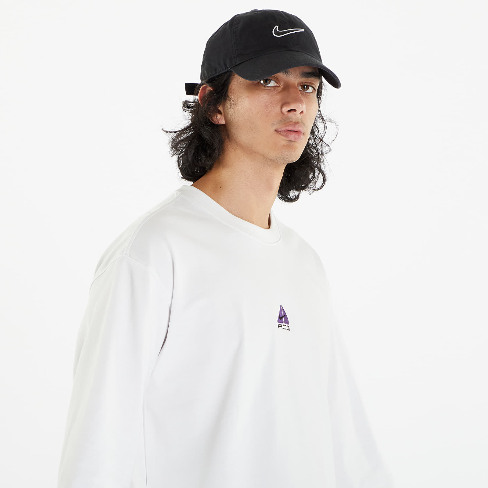 Camisetas Nike ACG "Lungs" Long Sleeve T-Shirt Summit White/ Black