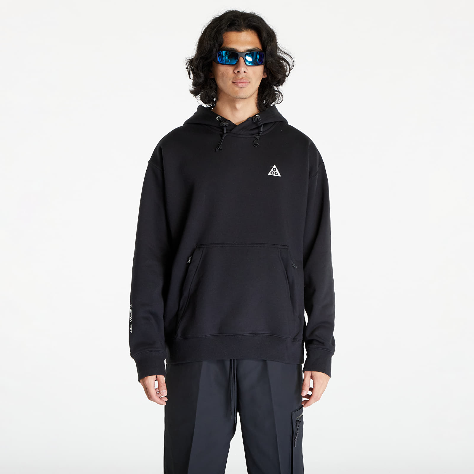 Nike - acg therma-fit fleece pullover hoodie unisex black/ summit white/ summit white