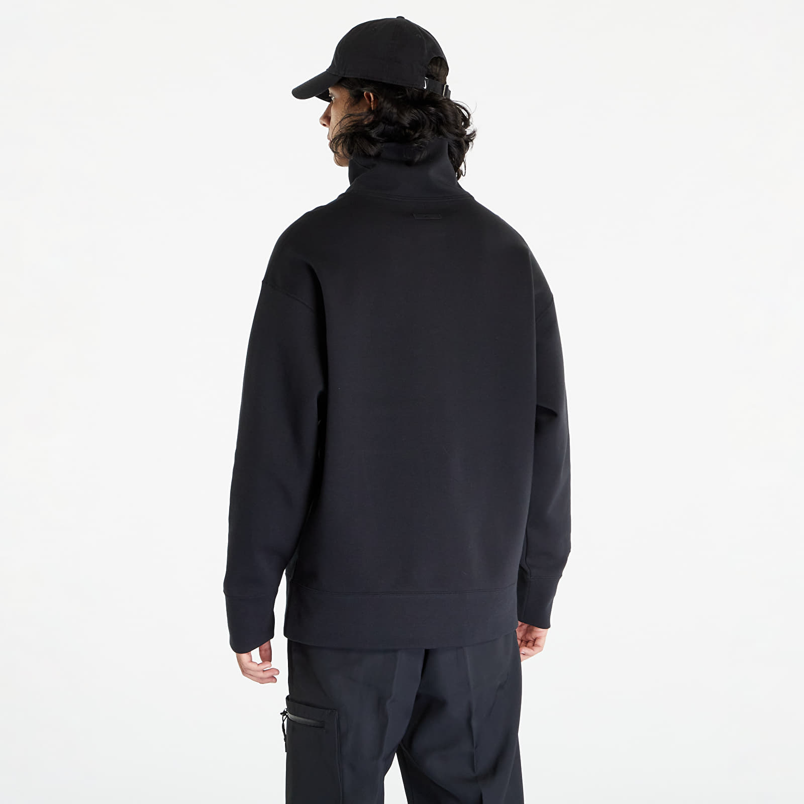 Black turtleneck nike hoodie sale