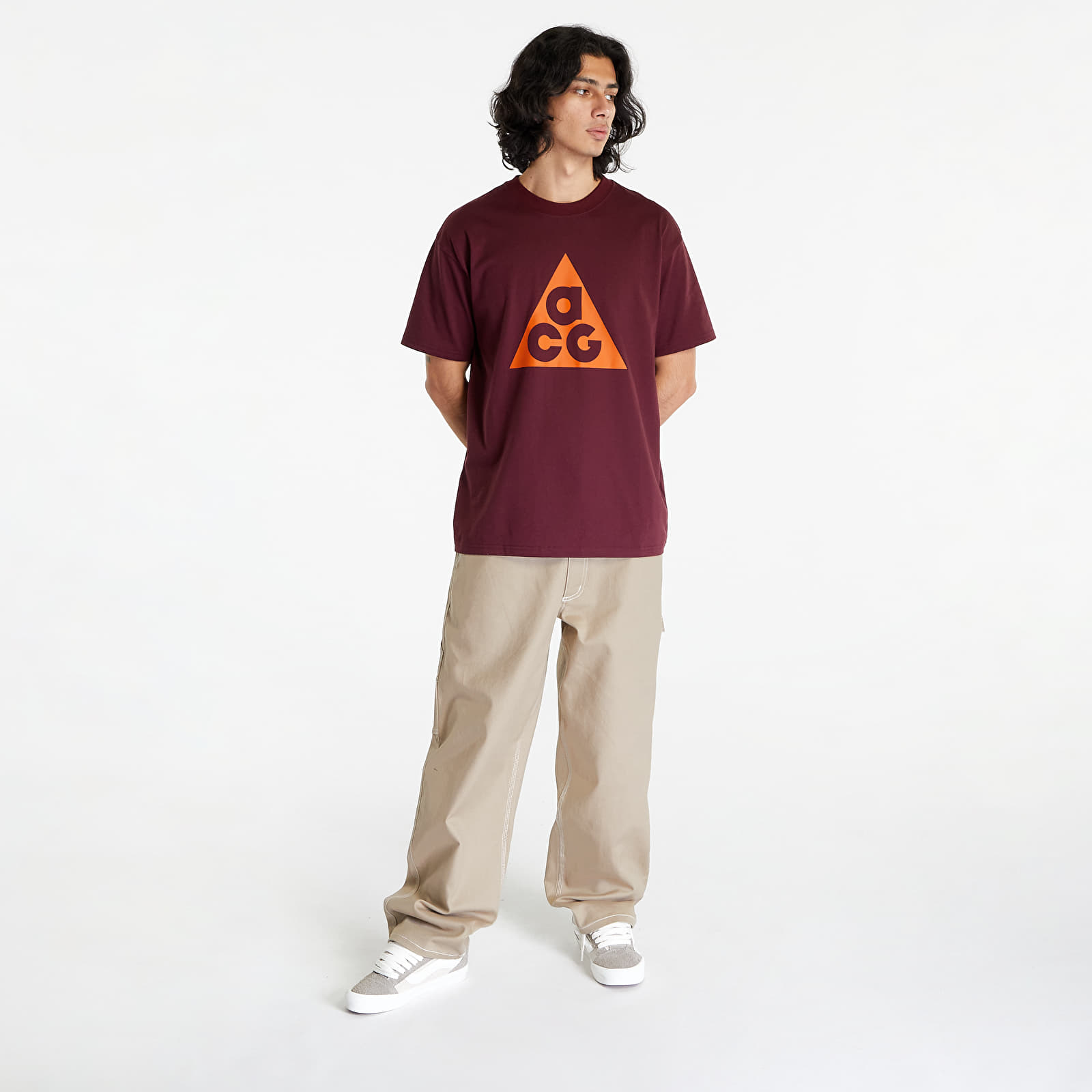 Pólók Nike ACG Short Sleeve T-Shirt Night Maroon