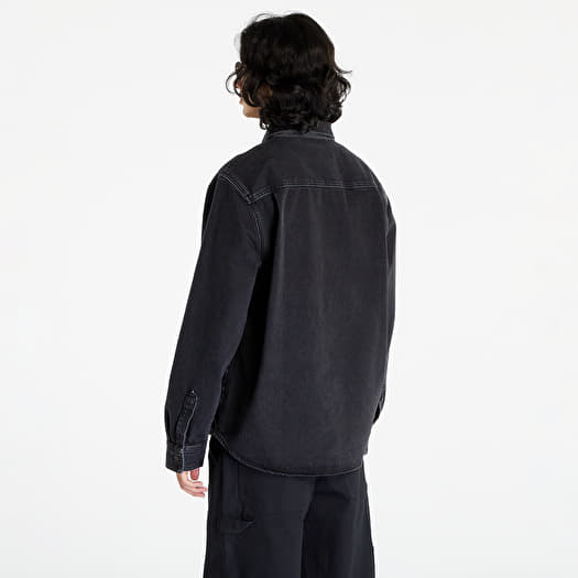 Carhartt WIP Manny Shirt Jacket Black Stone Washed | Footshop