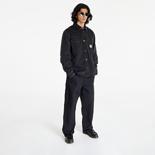 Carhartt WIP Manny Shirt Jacket Black Stone Washed | Footshop