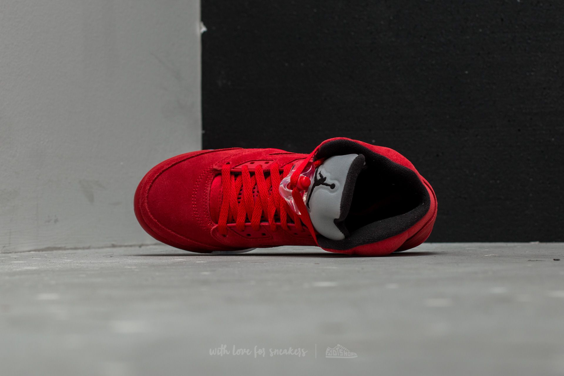 Női cipők Air Jordan 5 Retro BG University Red/ Black