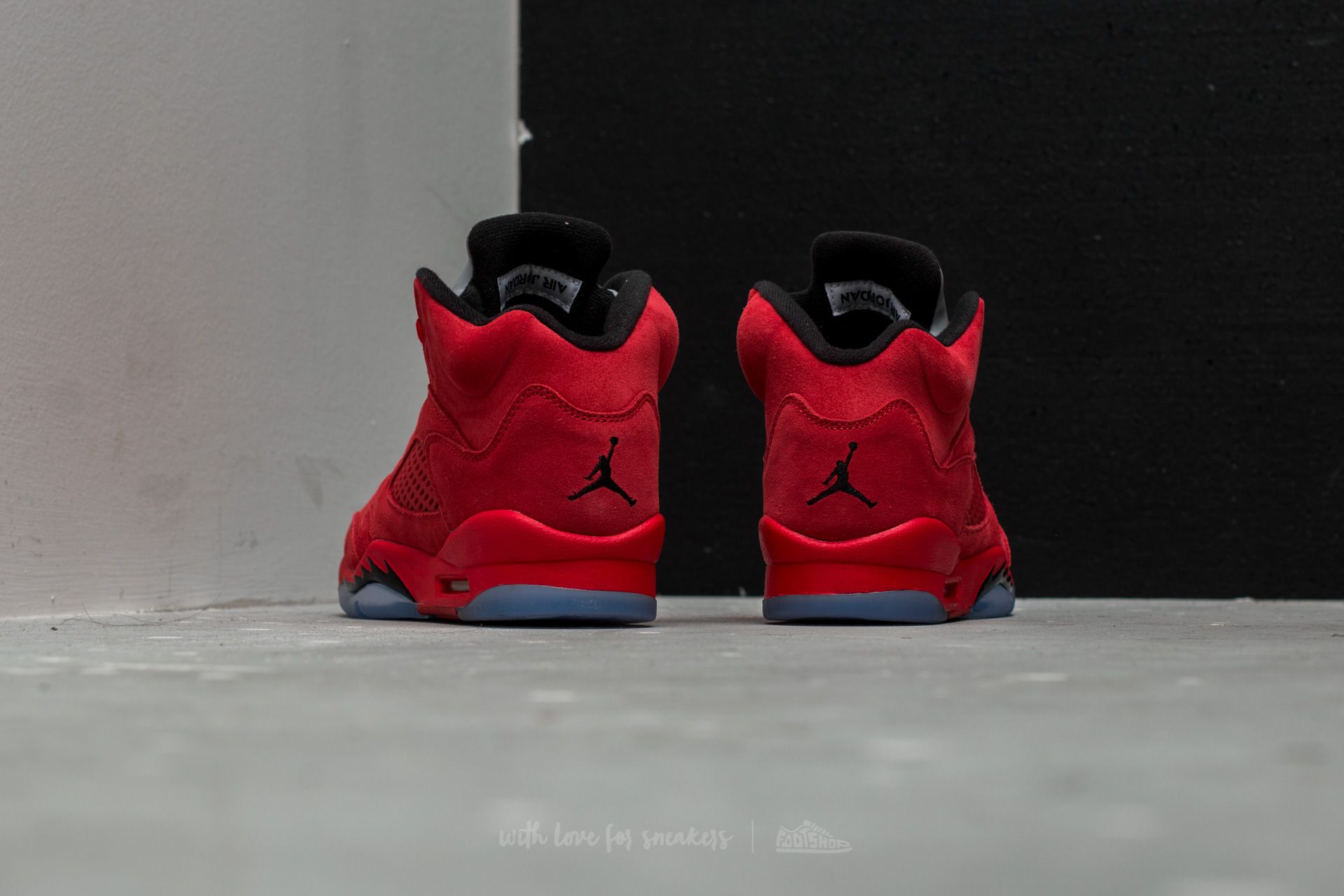Női cipők Air Jordan 5 Retro BG University Red/ Black