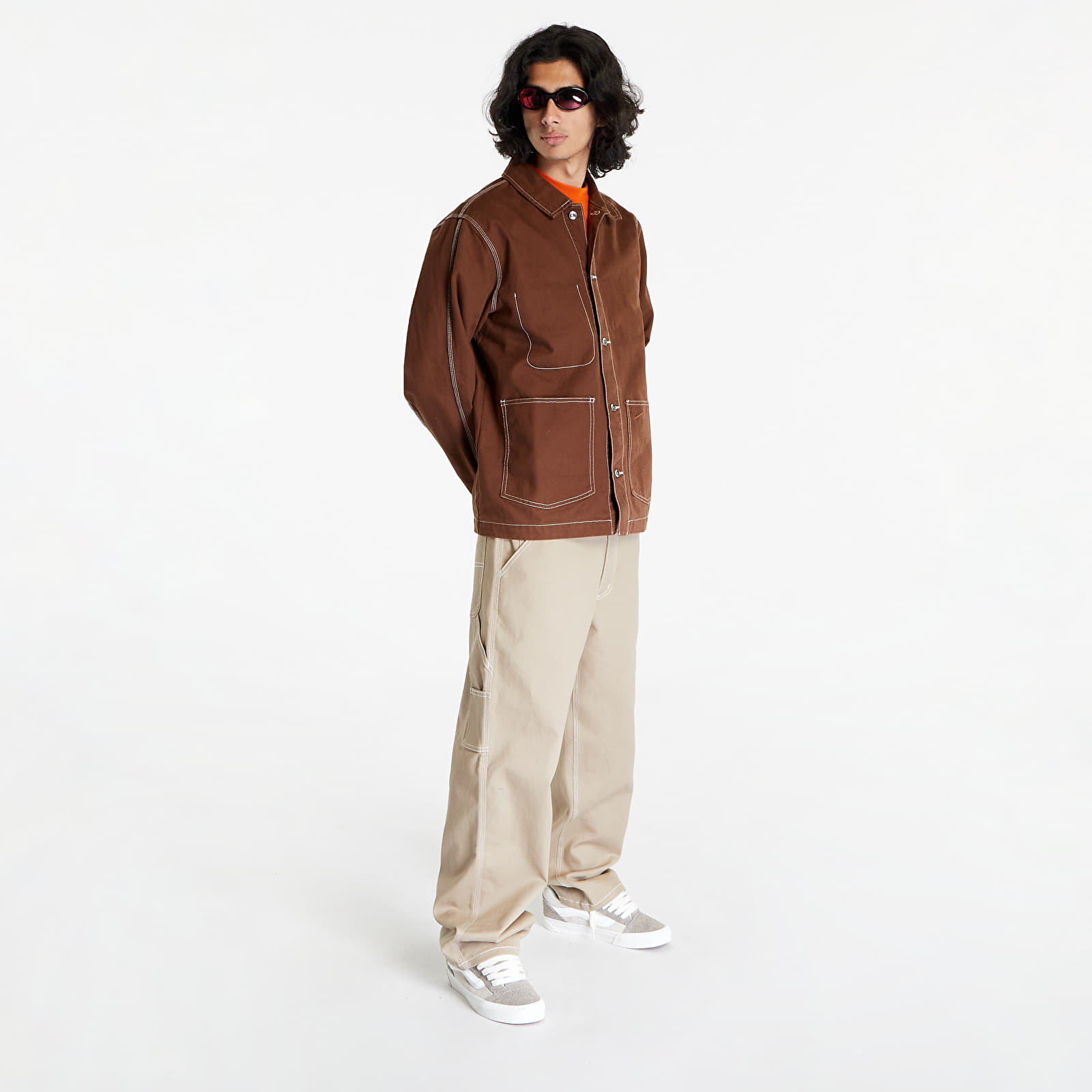 Bunda Nike Life Men's Chore Coat Jacket Cacao Wow/ Cacao Wow L.