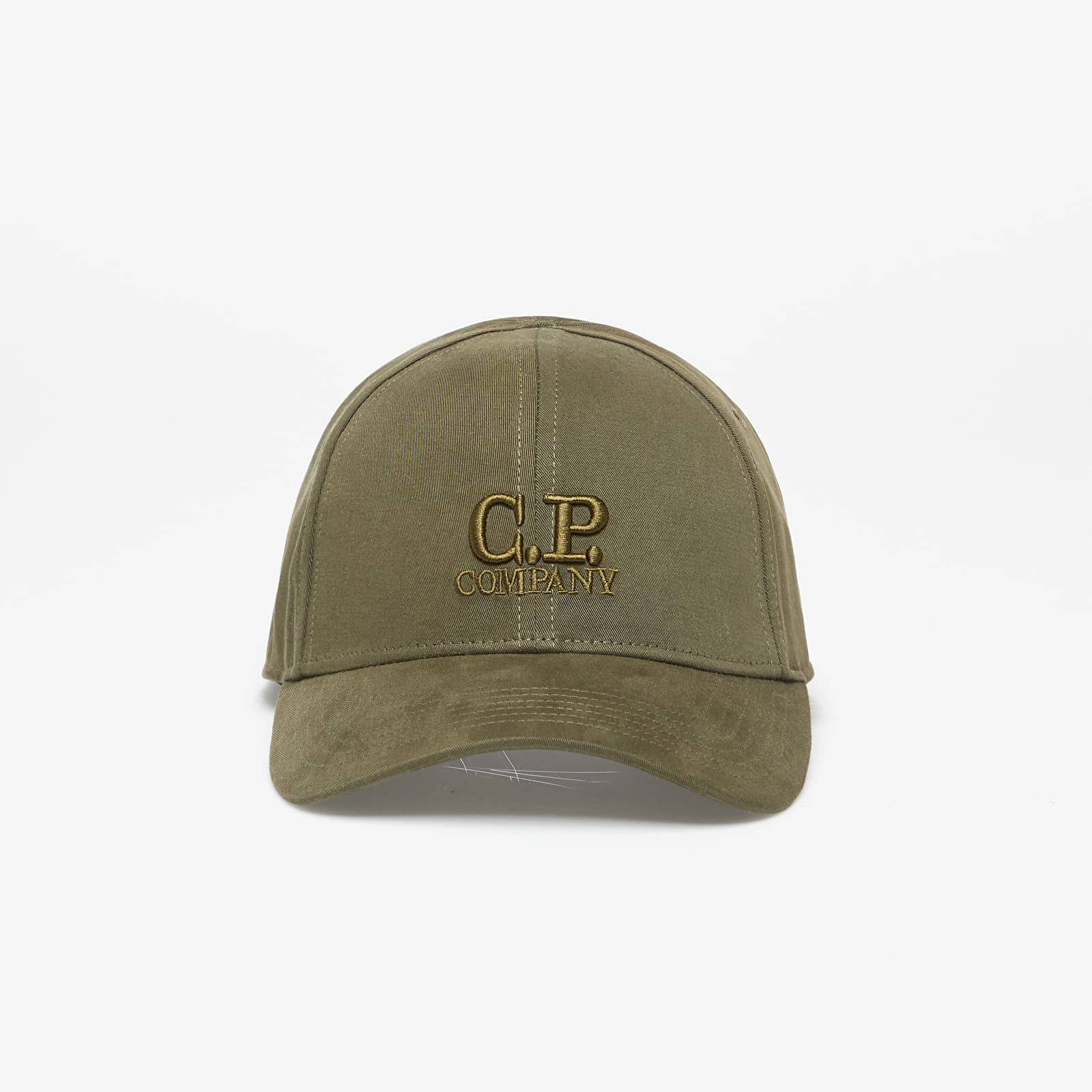 Șepci C.P. Company Gabardine Logo Cap Ivy Green