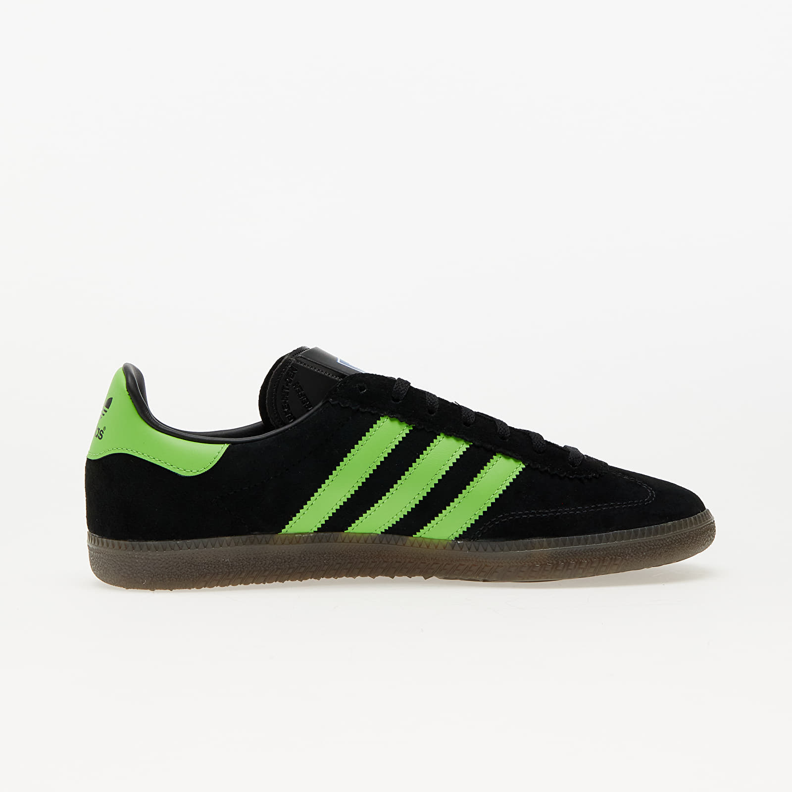 Sapatos de homem adidas Samba Decon Spzl Core Black/ Lucid Lime/ Gum5