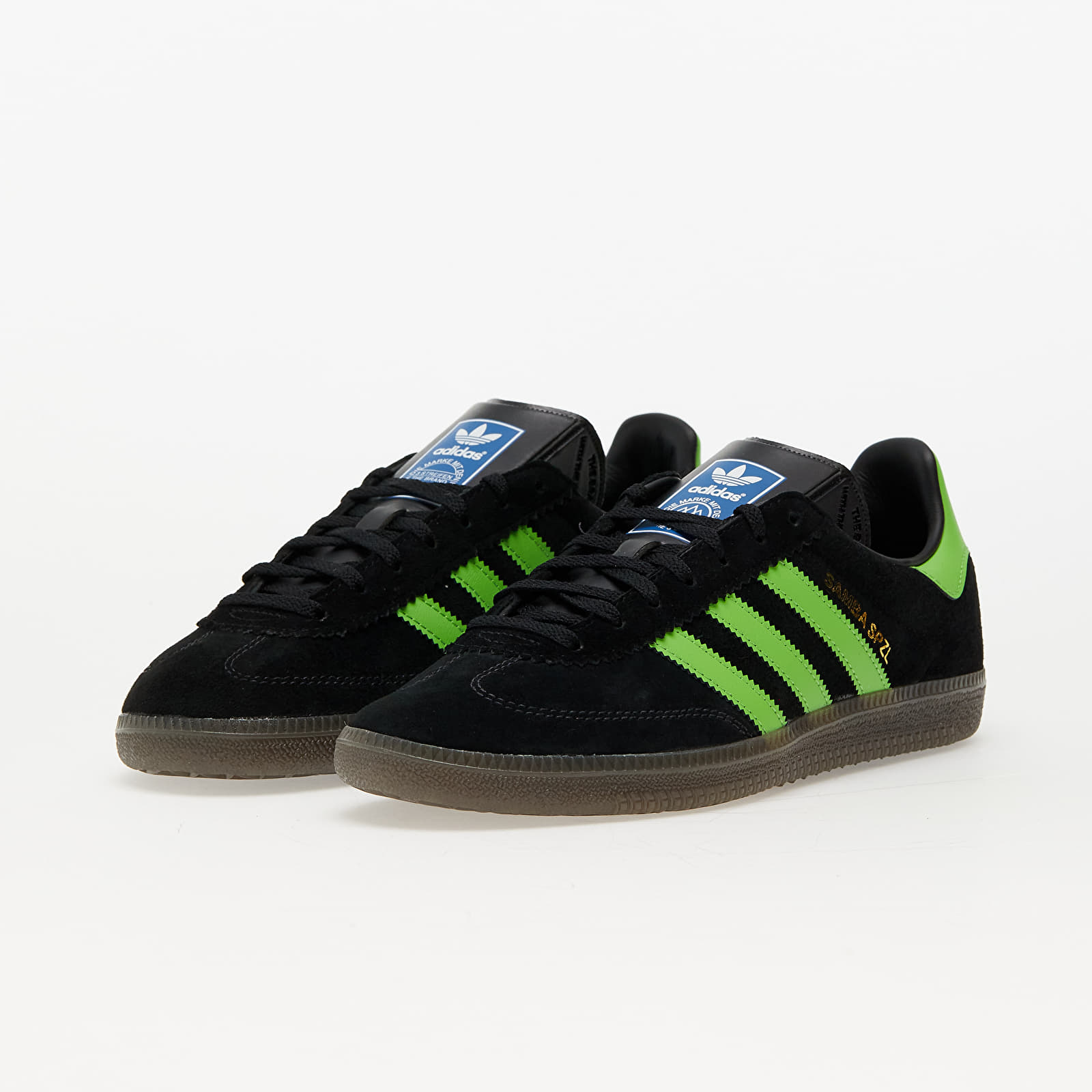Men's shoes adidas Samba Decon Spzl Core Black/ Lucid Lime/ Gum5 | Footshop