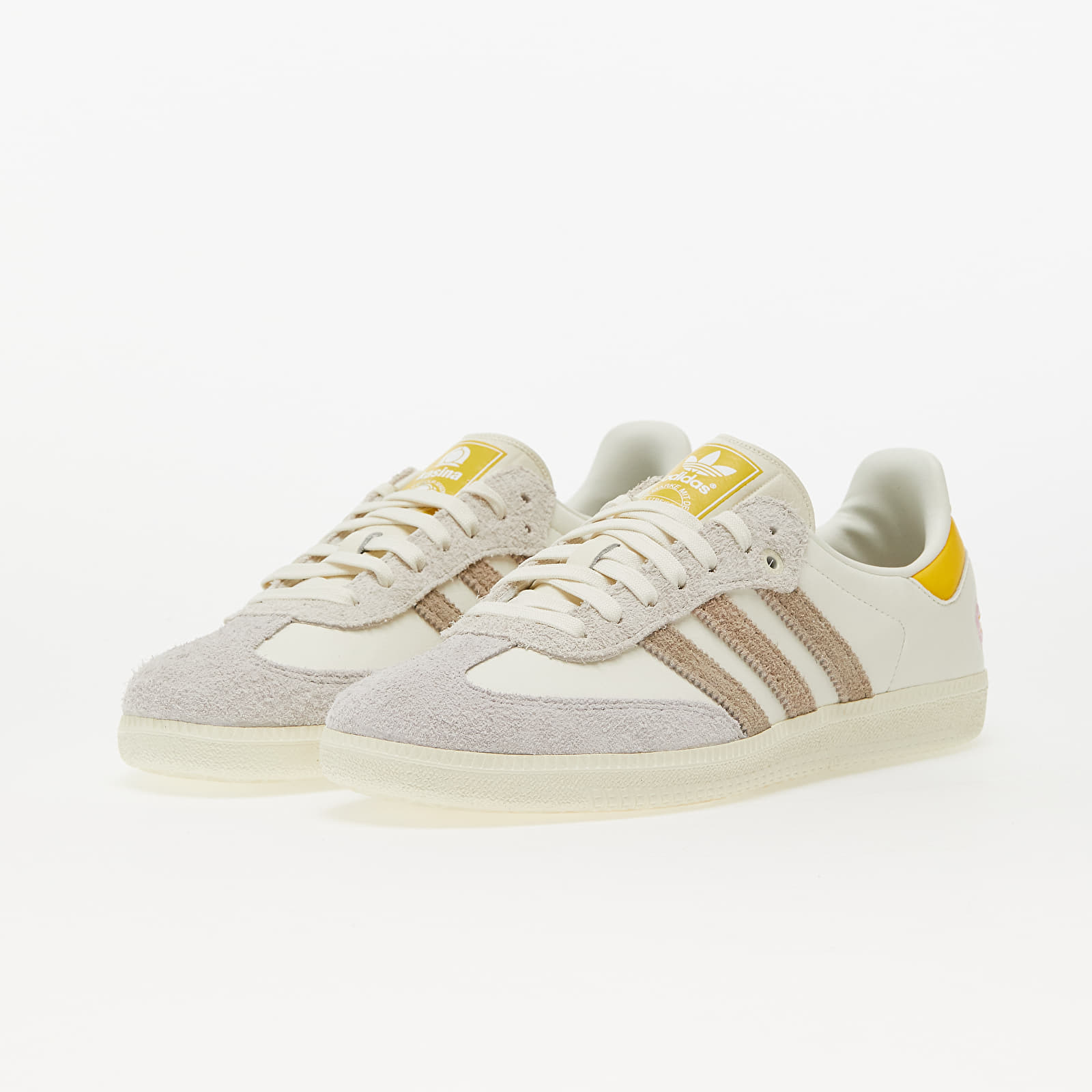 クラシック Off Samba Kasina x adidas shoes Men's White/ Khaki Trace 靴