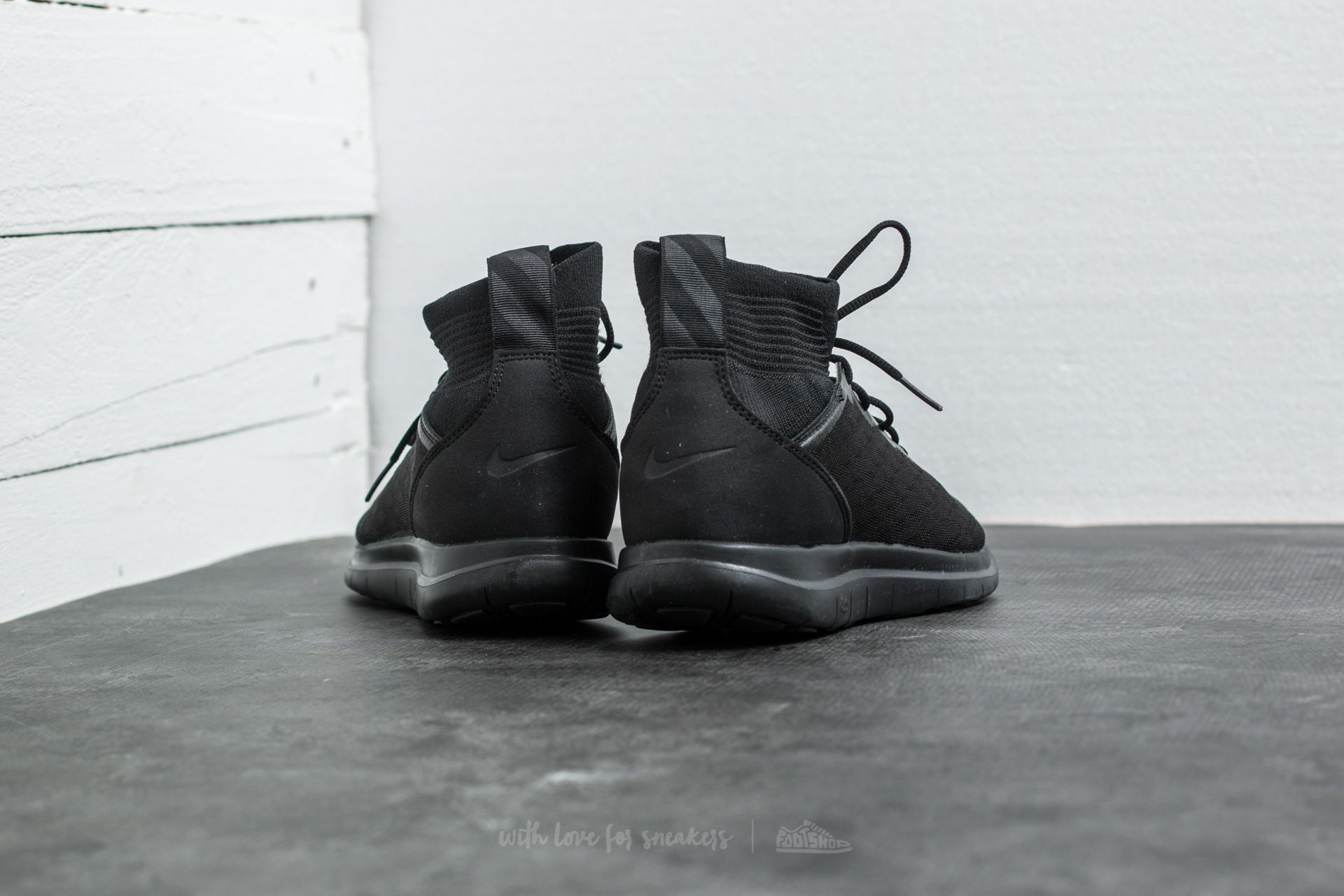 Мъжки кецове и обувки Nike Free Hypervenom 3 Flyknit Black/ Black-Anthracite