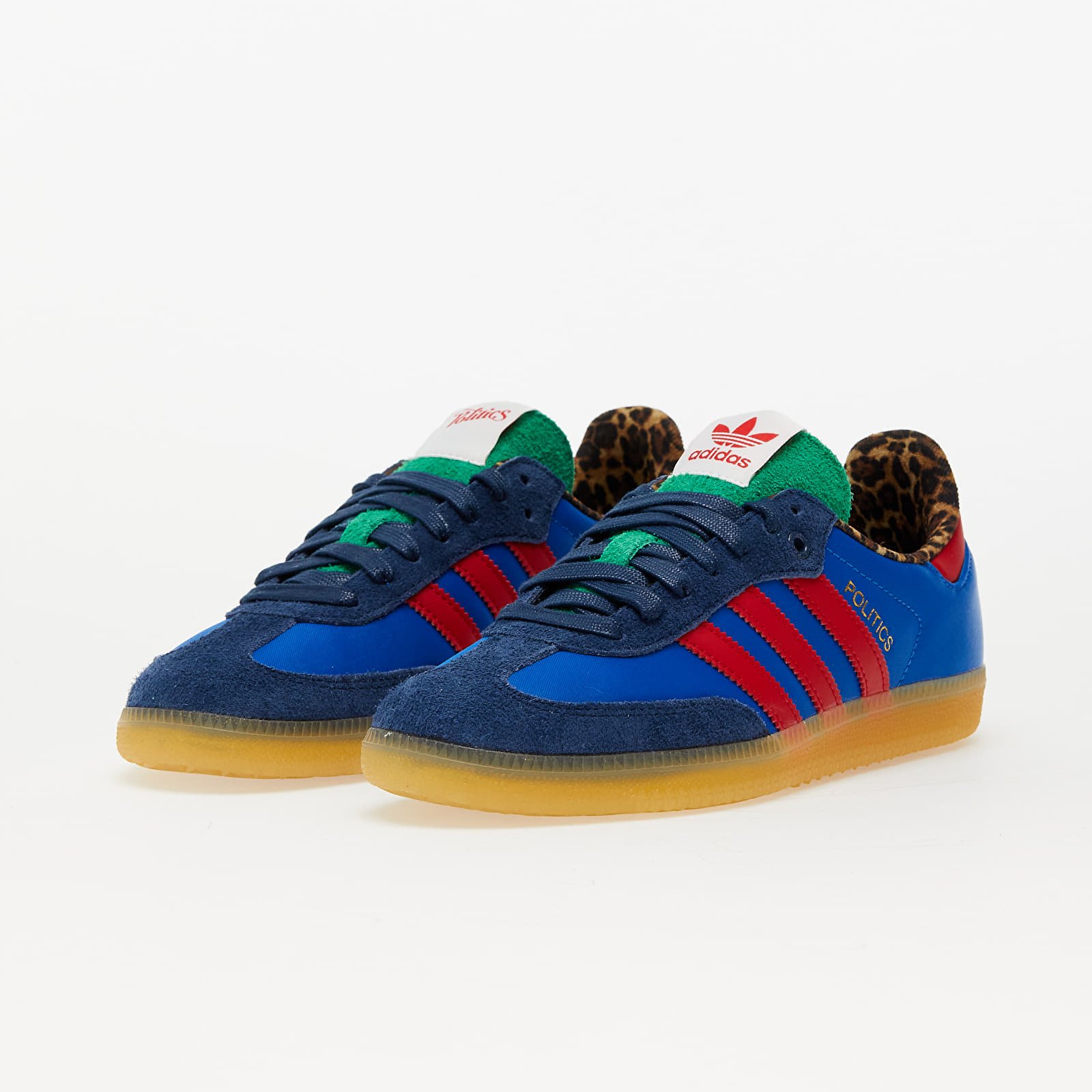 Men s shoes adidas x Politics Samba Blue Bird Better Scarlet