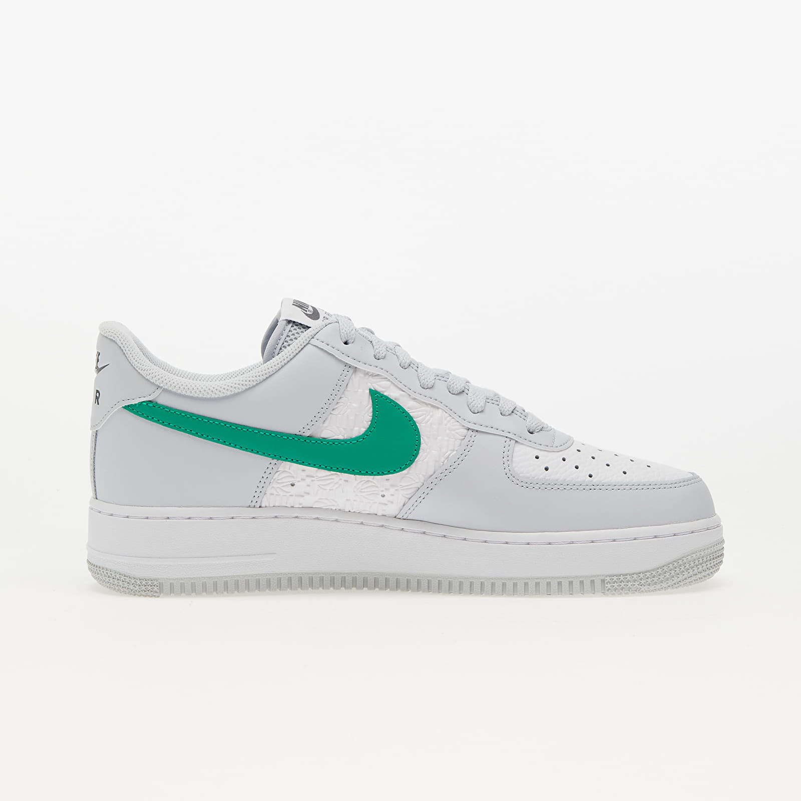 Men's shoes Nike Air Force 1 '07 Pure Platinum/ Stadium Green-Iron Grey