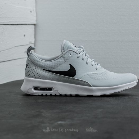 Nike air max thea damen sneaker - pure platinum/black-white hotsell