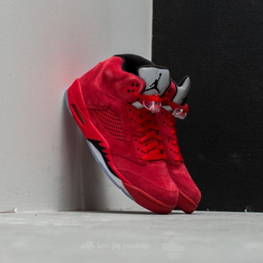 Men s shoes Air Jordan 5 Retro University Red Black Footshop