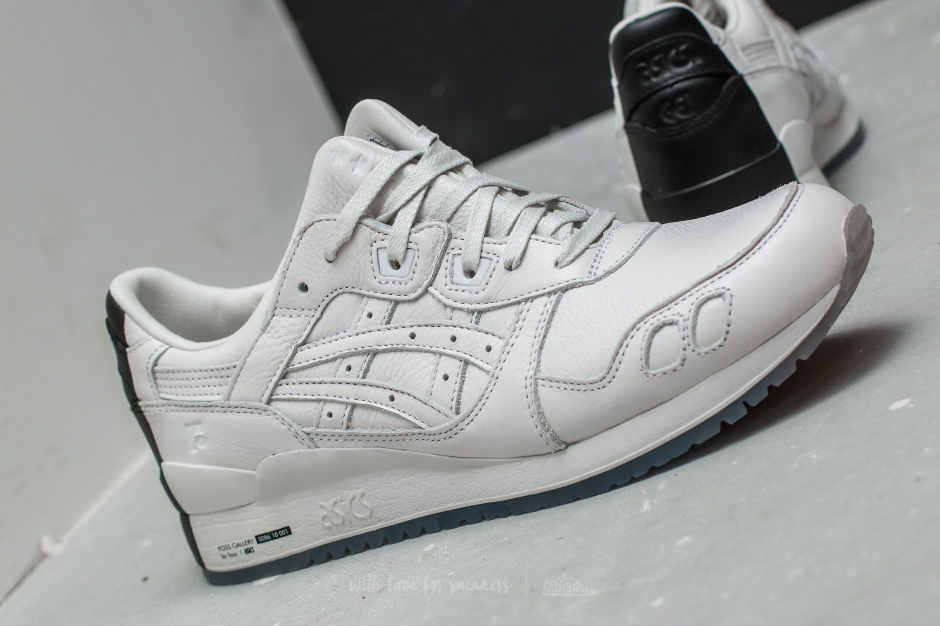 Herren Sneaker und Schuhe Asics Gel Lyte III x FOSS White White Footshop