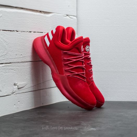 Men's shoes adidas Harden Vol. 1 Scarlet / Light Scarlet / Running White  (CQ1404) | Footshop