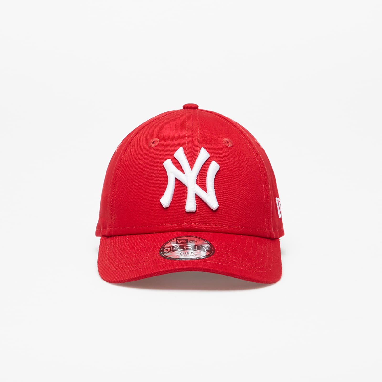 Šiltovky New Era K 9Forty Child Adjustable Major League Baseball Basic New York Yankees Cap Scarlet/ White