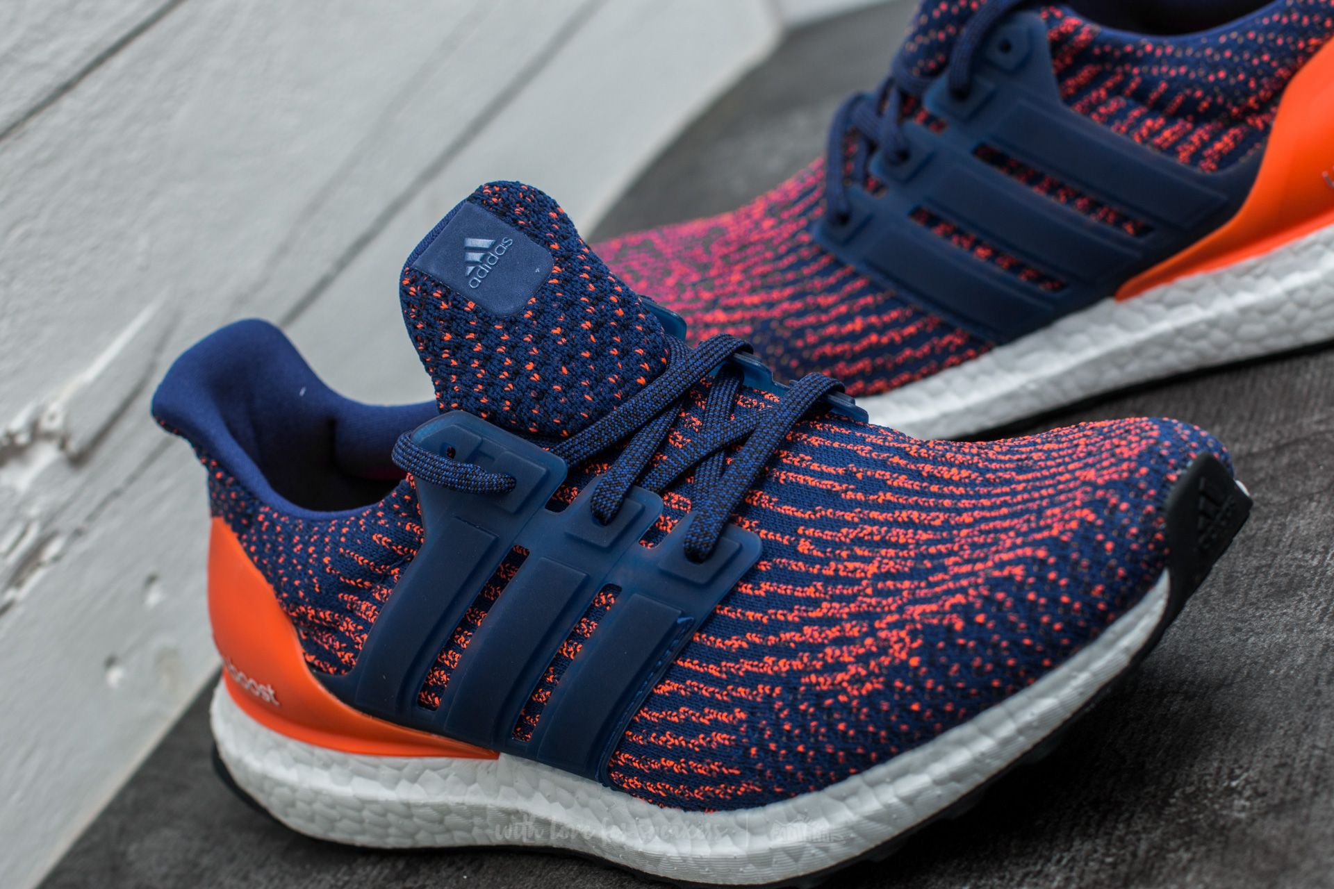 Men's shoes adidas UltraBoost Mystic Ink/ Mystic Ink/ Solar Orange (S82020)  | Footshop