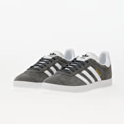 Adidas gazelle grey white on sale gold