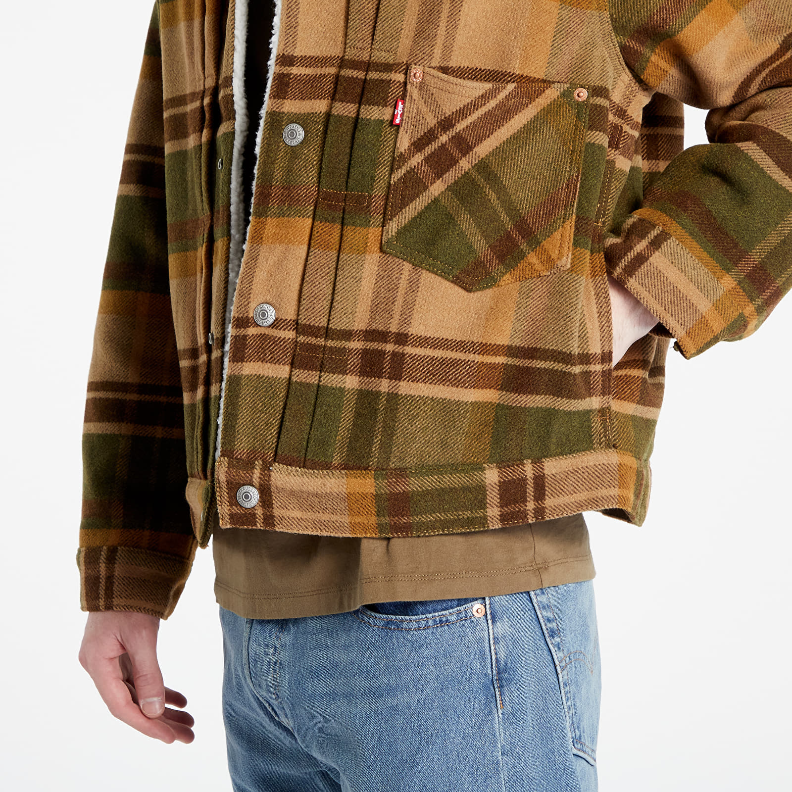 Jacken Levi's® Type I Sherpa Trucker Jacket Multi-Colour