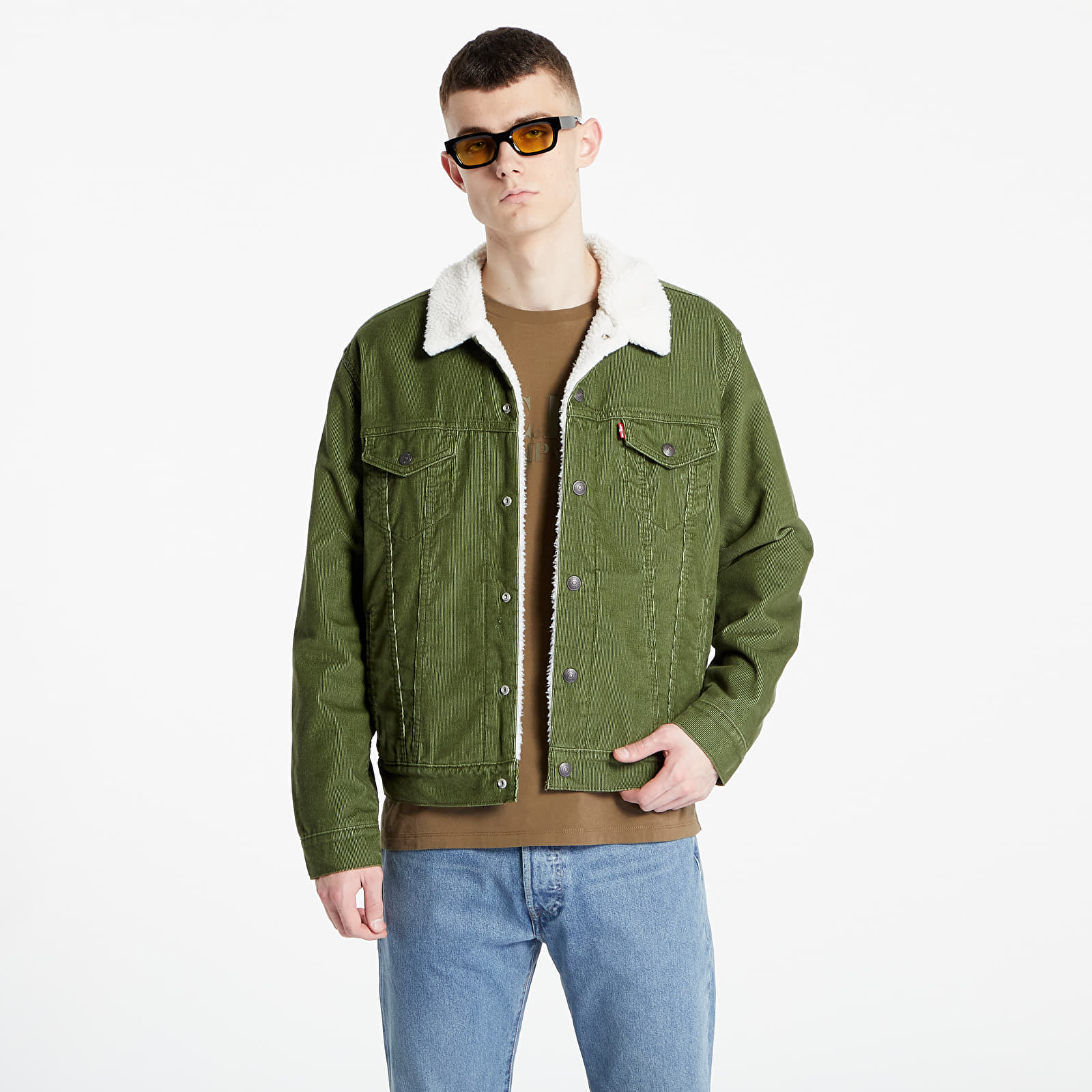 Jacheta Levi's® Type III Sherpa Trucker Jacket Green