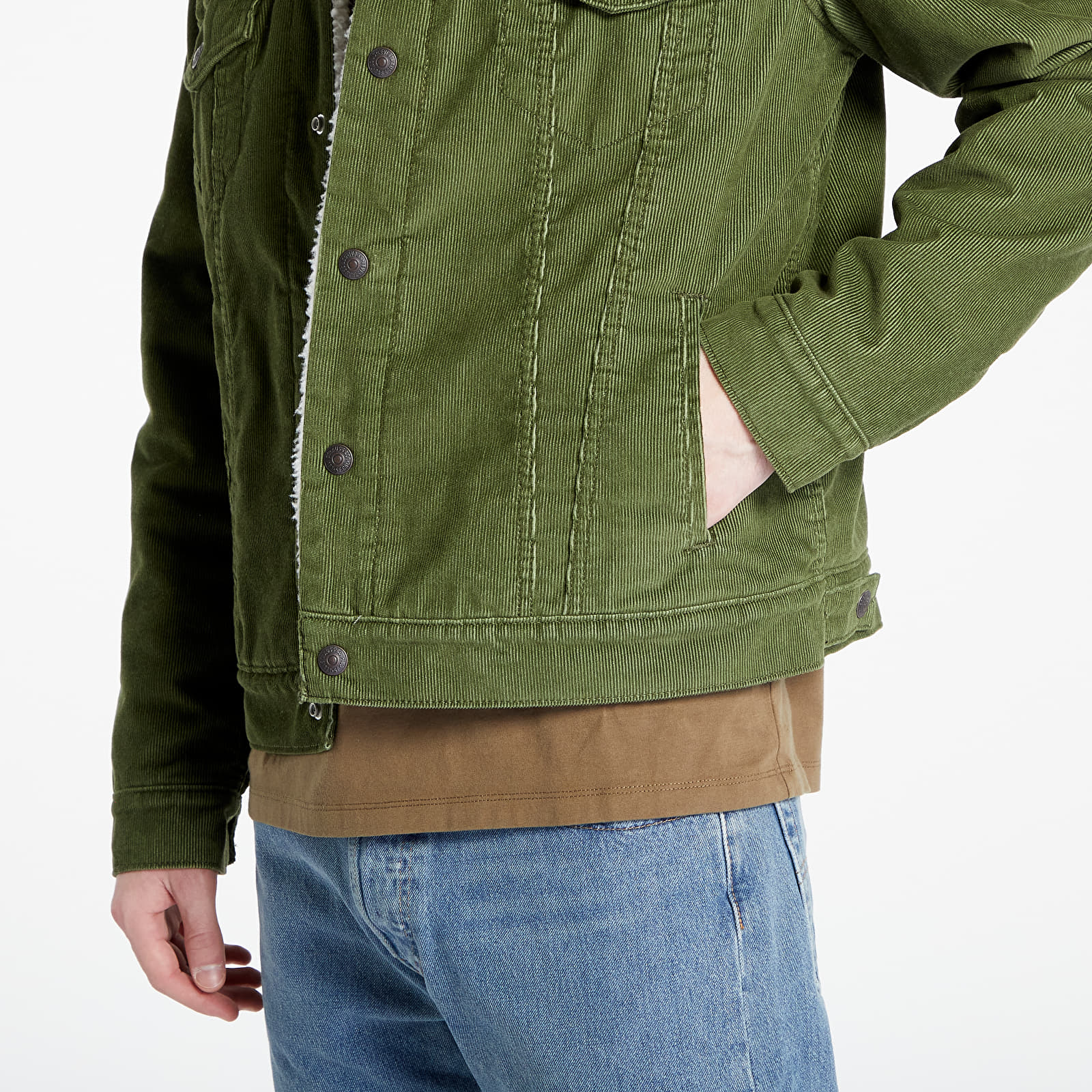 Куртка Levi's® Type III Sherpa Trucker Jacket Green S