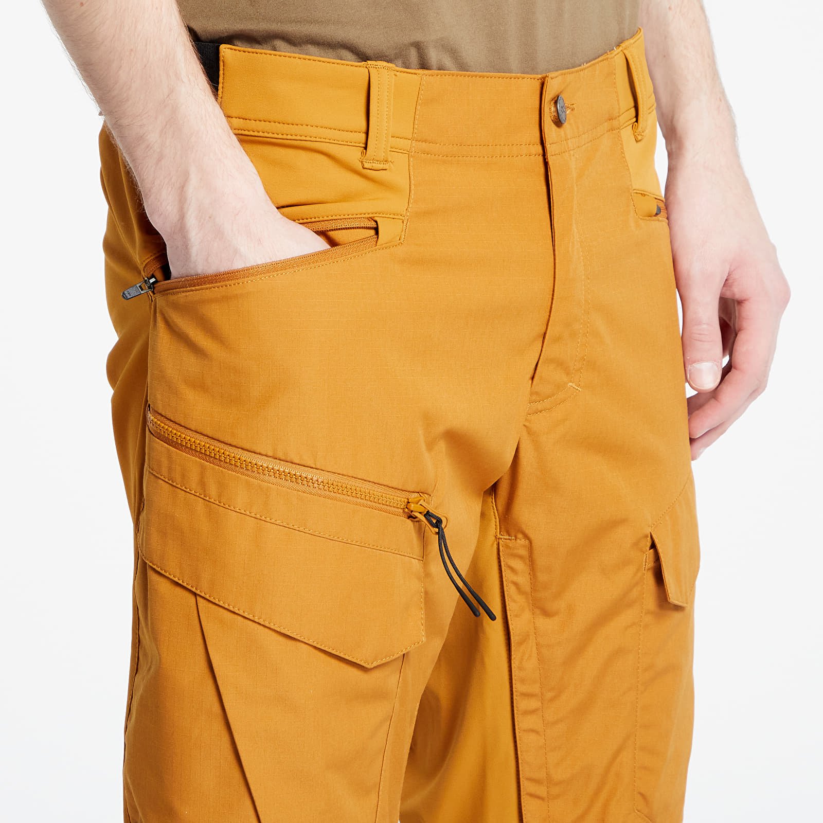 Hosen und Jeans Lundhags Fulu Cargo Strech Hybrid Pants Dark Gold