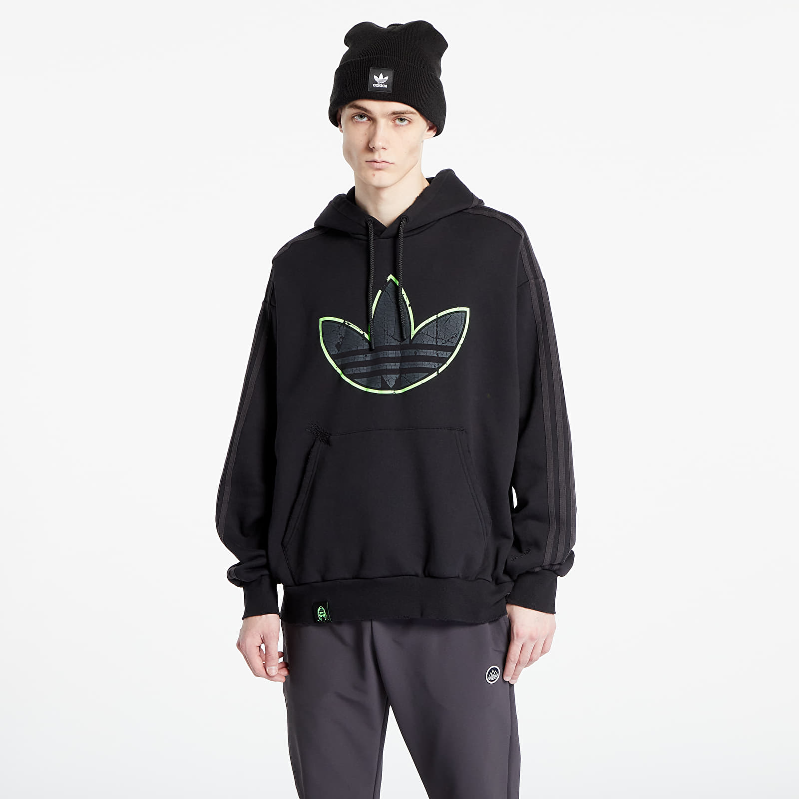 Mikiny adidas x Youth of Paris Hoodie Carbon
