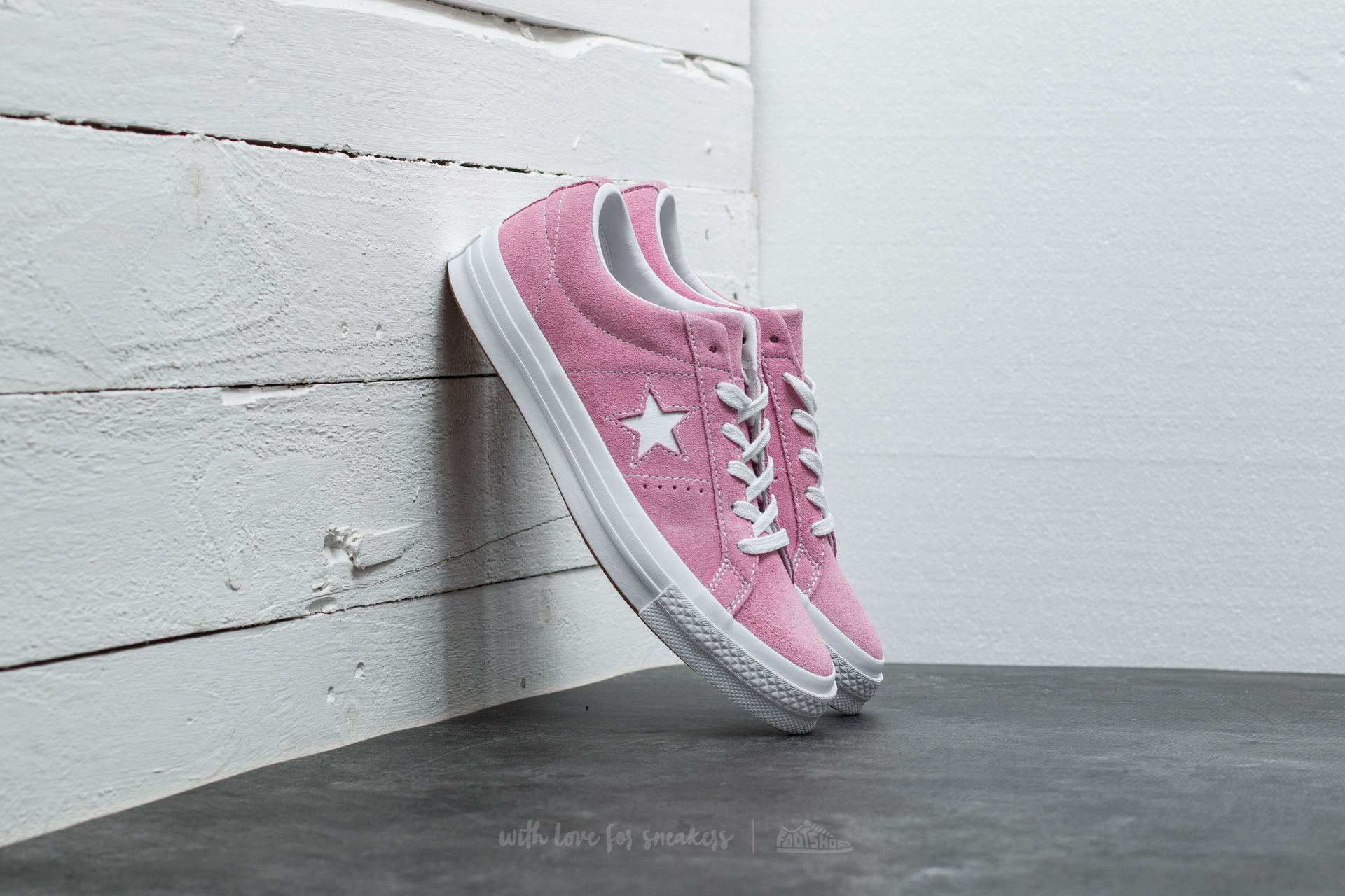 Women's shoes Converse One Star OX Pink Glow/ White/ White