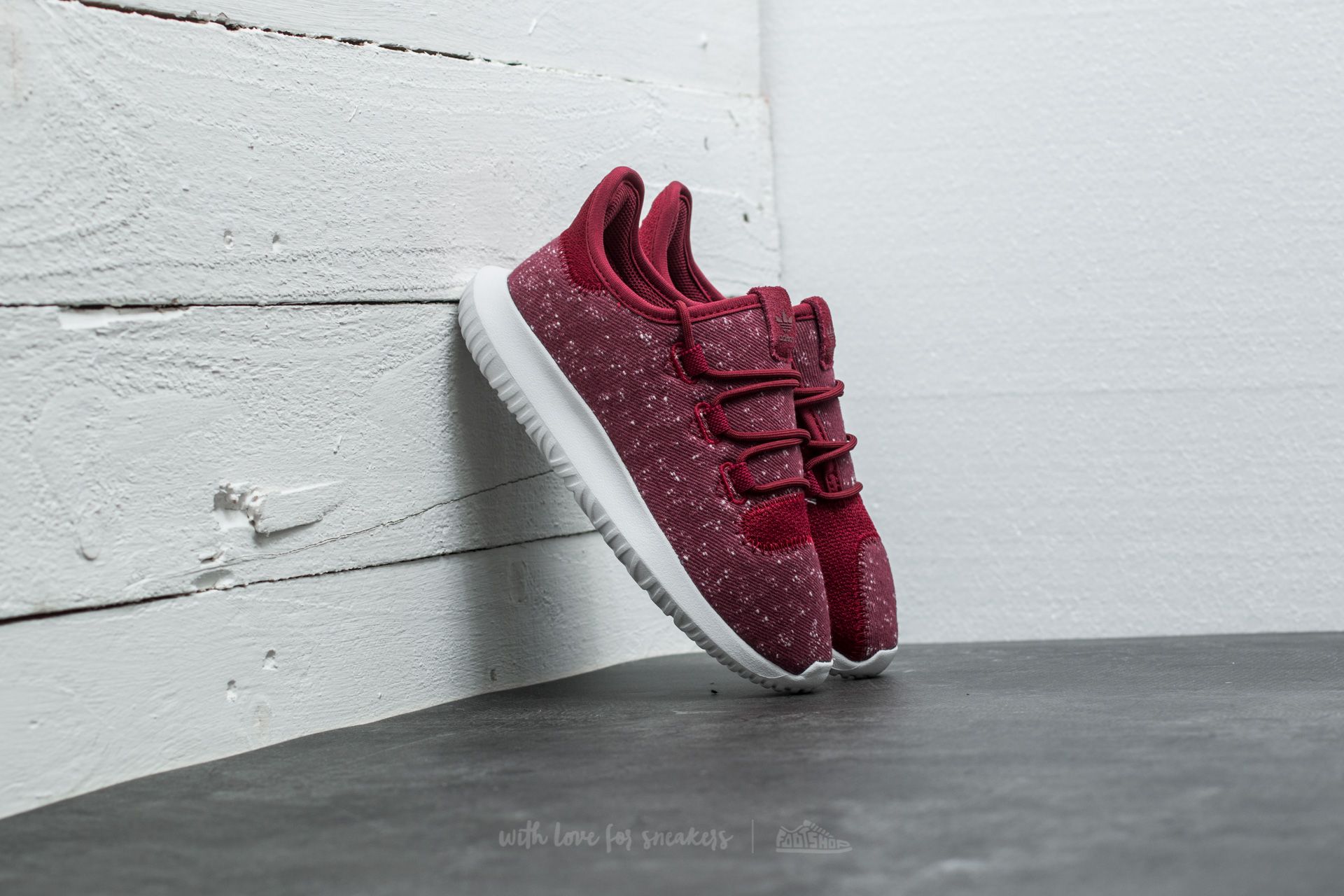 Kids' sneakers and shoes adidas Tubular Shadow C Collegiate Burgundy/ Collegiate Burgundy/ Crystal White