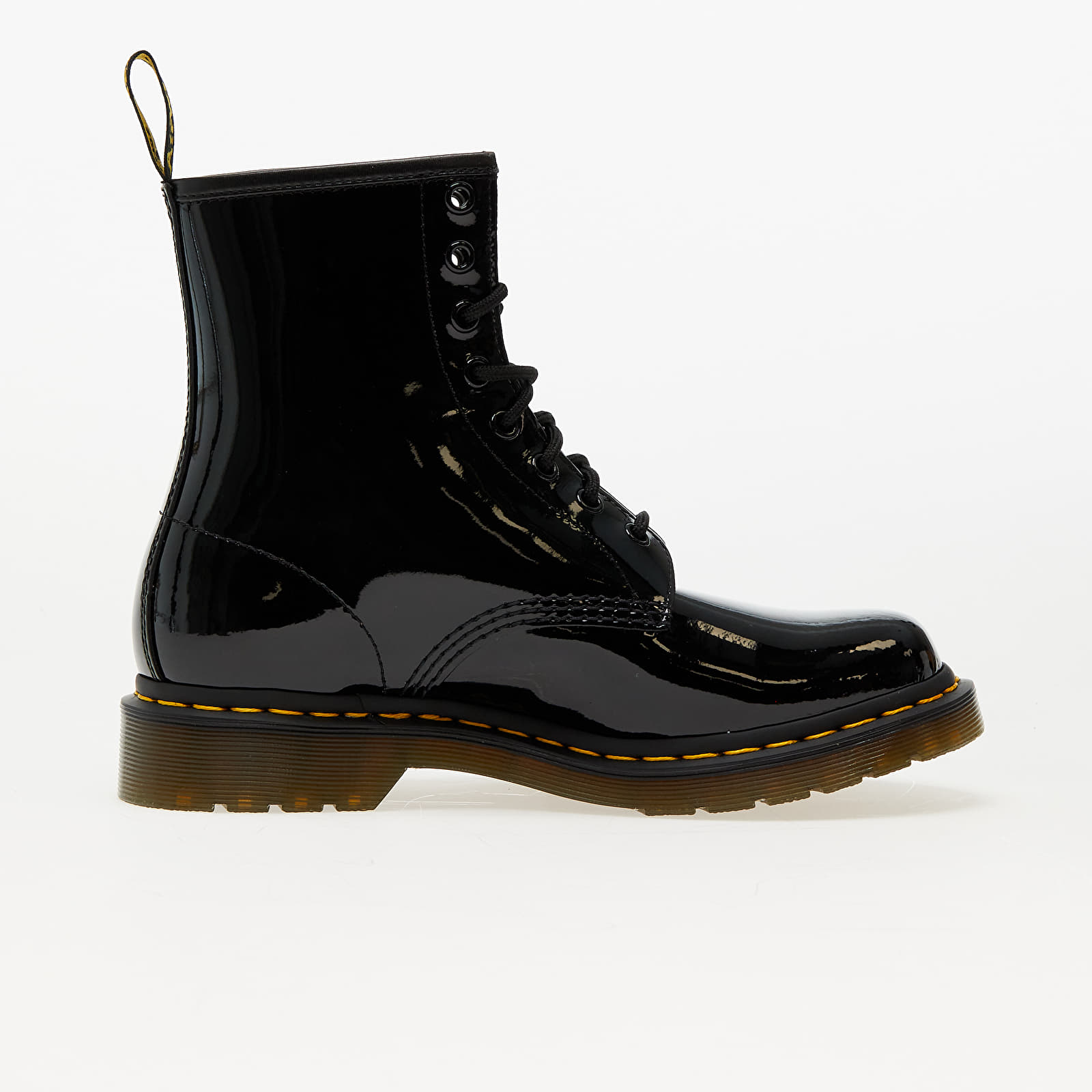 Frauen Dr. Martens 1460 Patent Leather Lace Up Boots Black