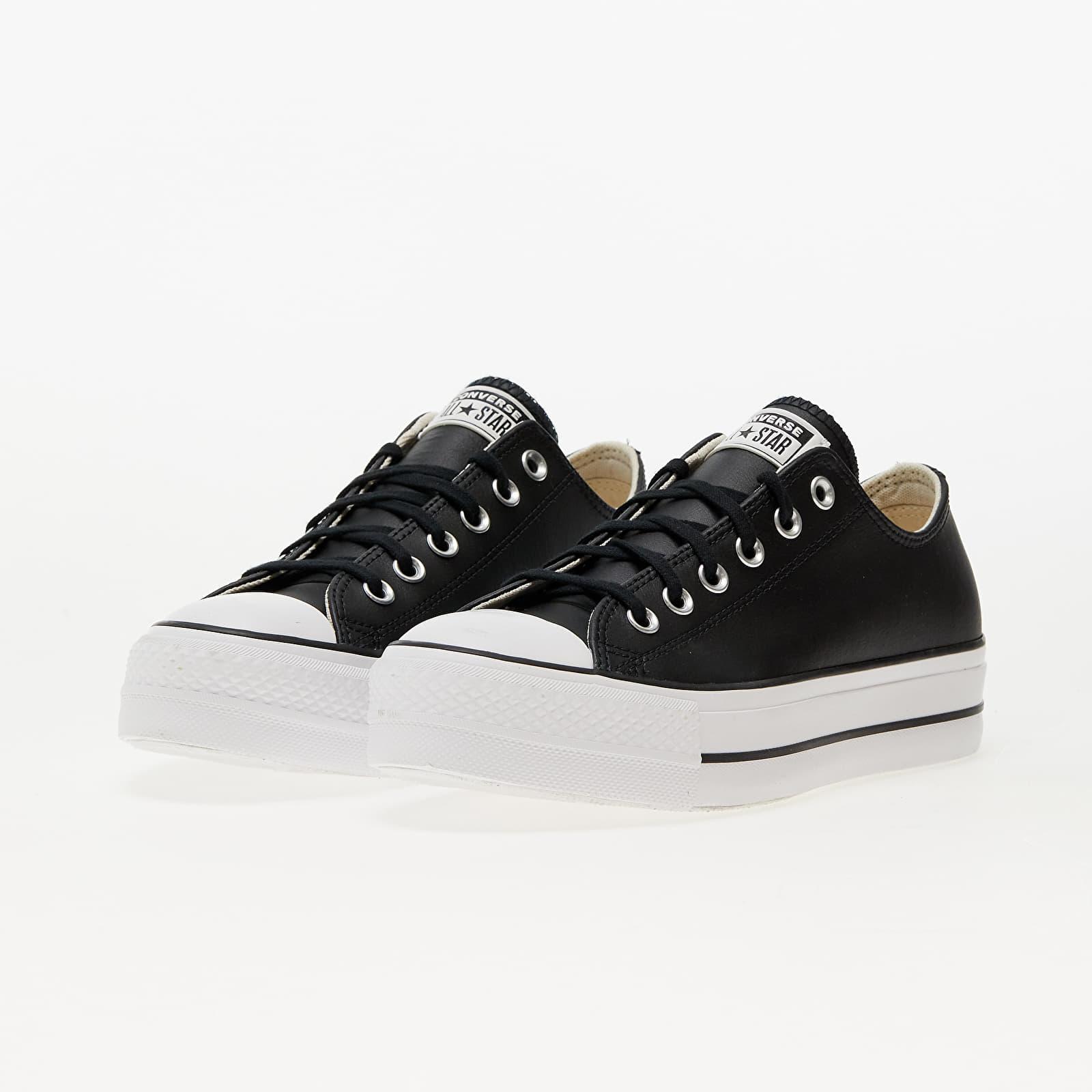 Chaussures et baskets femme Converse Chuck Taylor All Star Lift Clean OX Black/ Black/ White