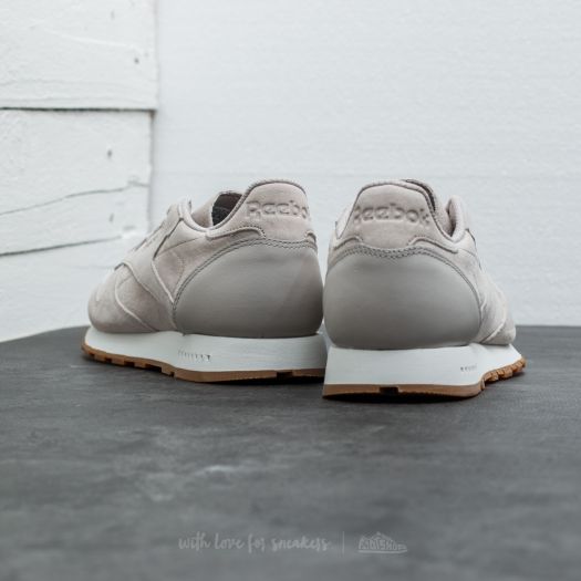 Reebok cl leather sand stone chalk gum sg hot sale