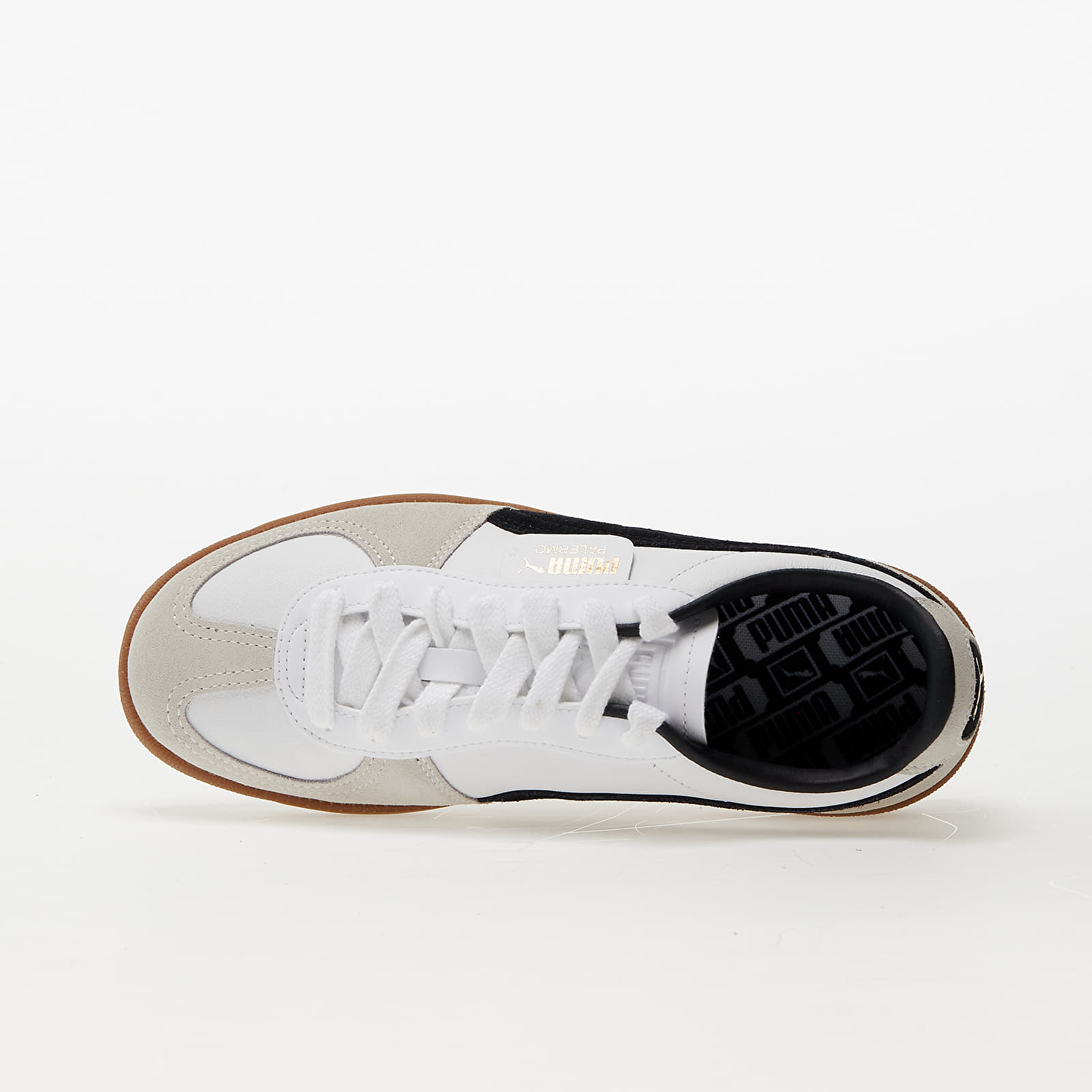 Men's shoes Puma Palermo Leather Puma White-Vapor Gray-Gum
