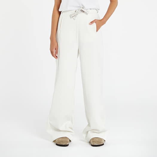 Sweatpants Calvin Klein Jeans Tape Wide Leg Jogger Pants White