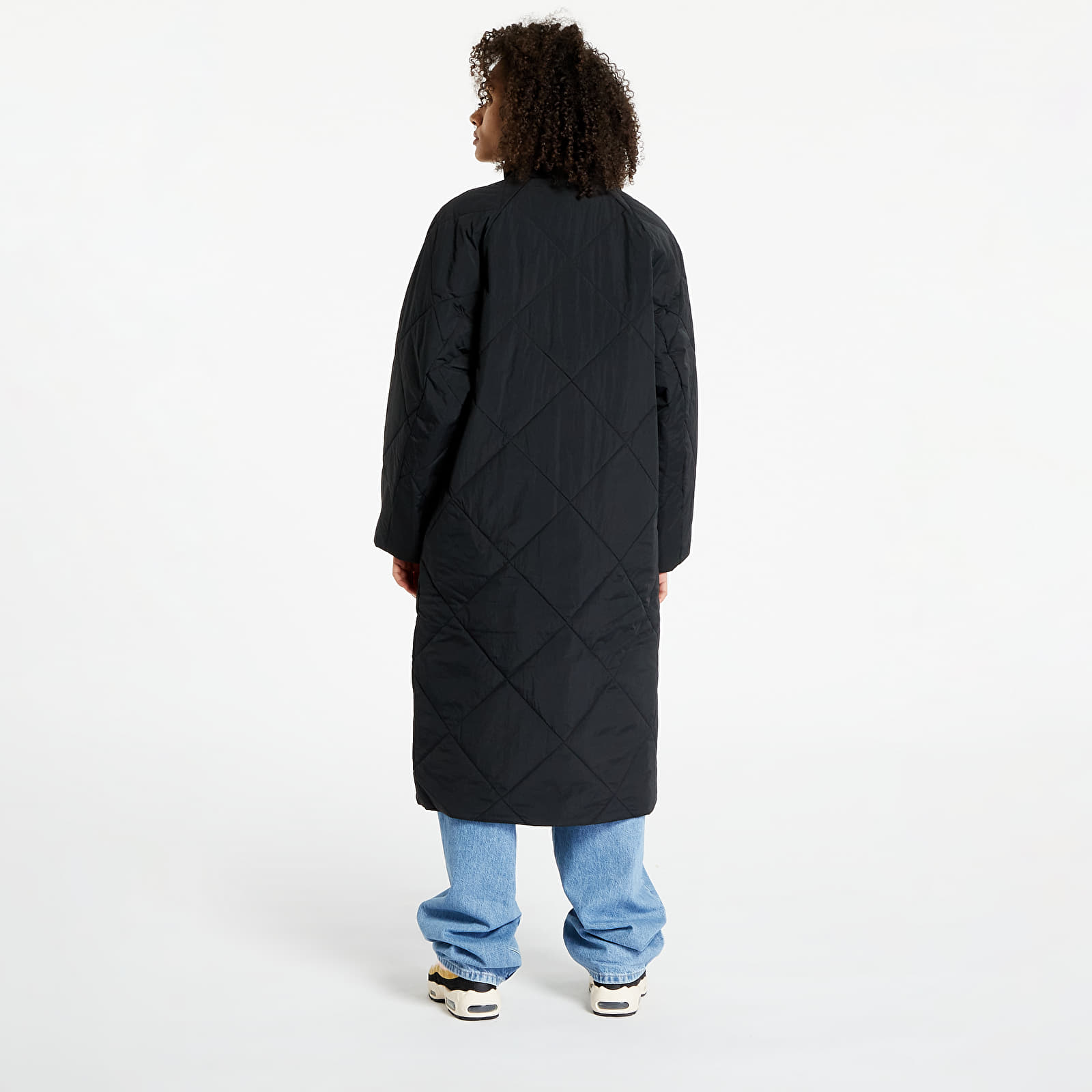 Куртки Tommy Jeans Diamond Quilt Coat Black