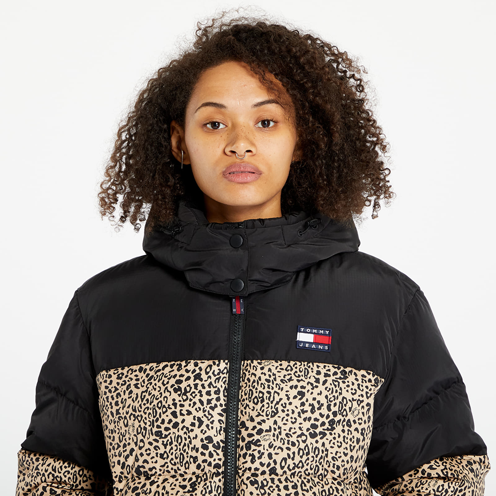 Jacheta Tommy Jeans Leo Alaska Puffer Beige - 1 | YEO