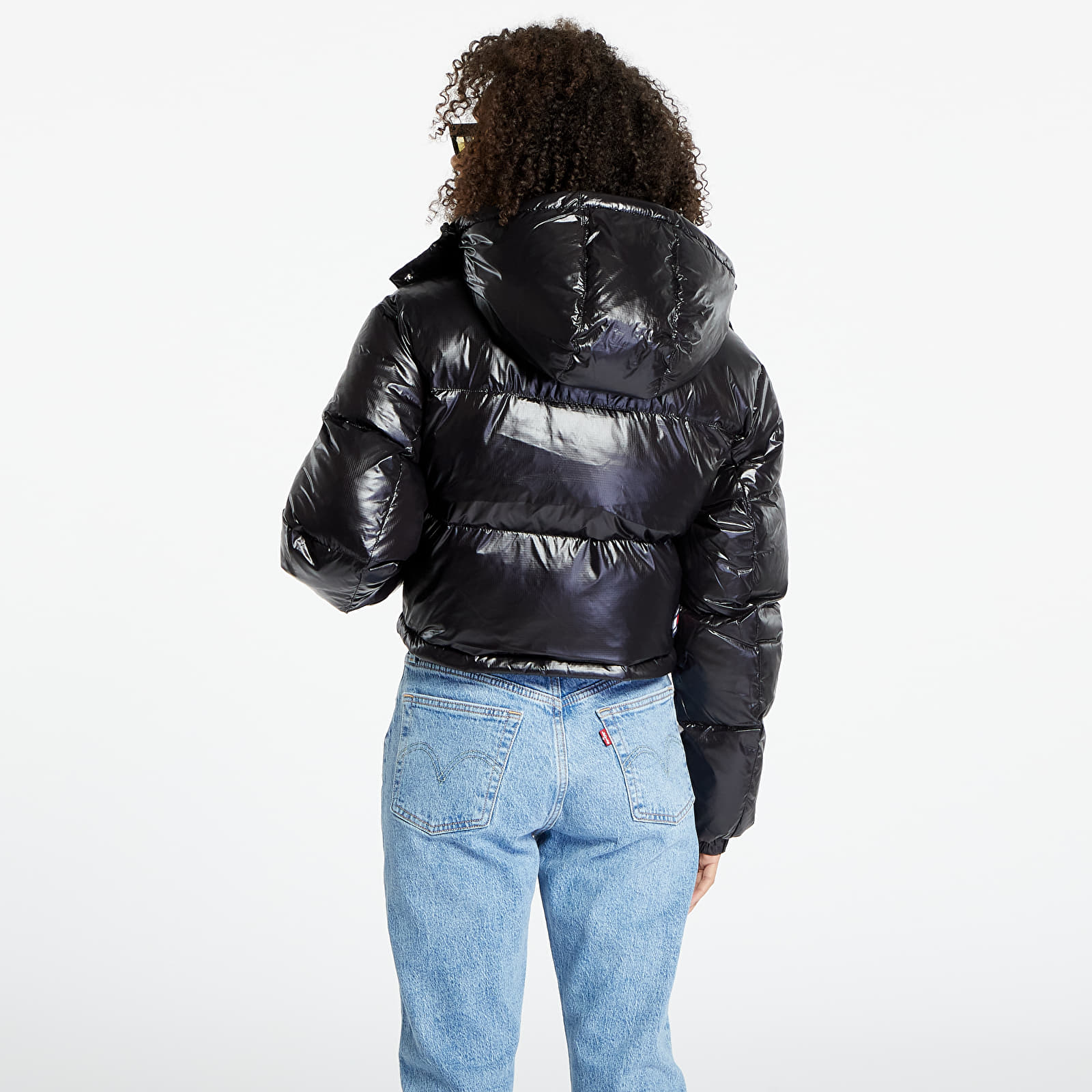 Tommy hilfiger deals cropped puffer jacket