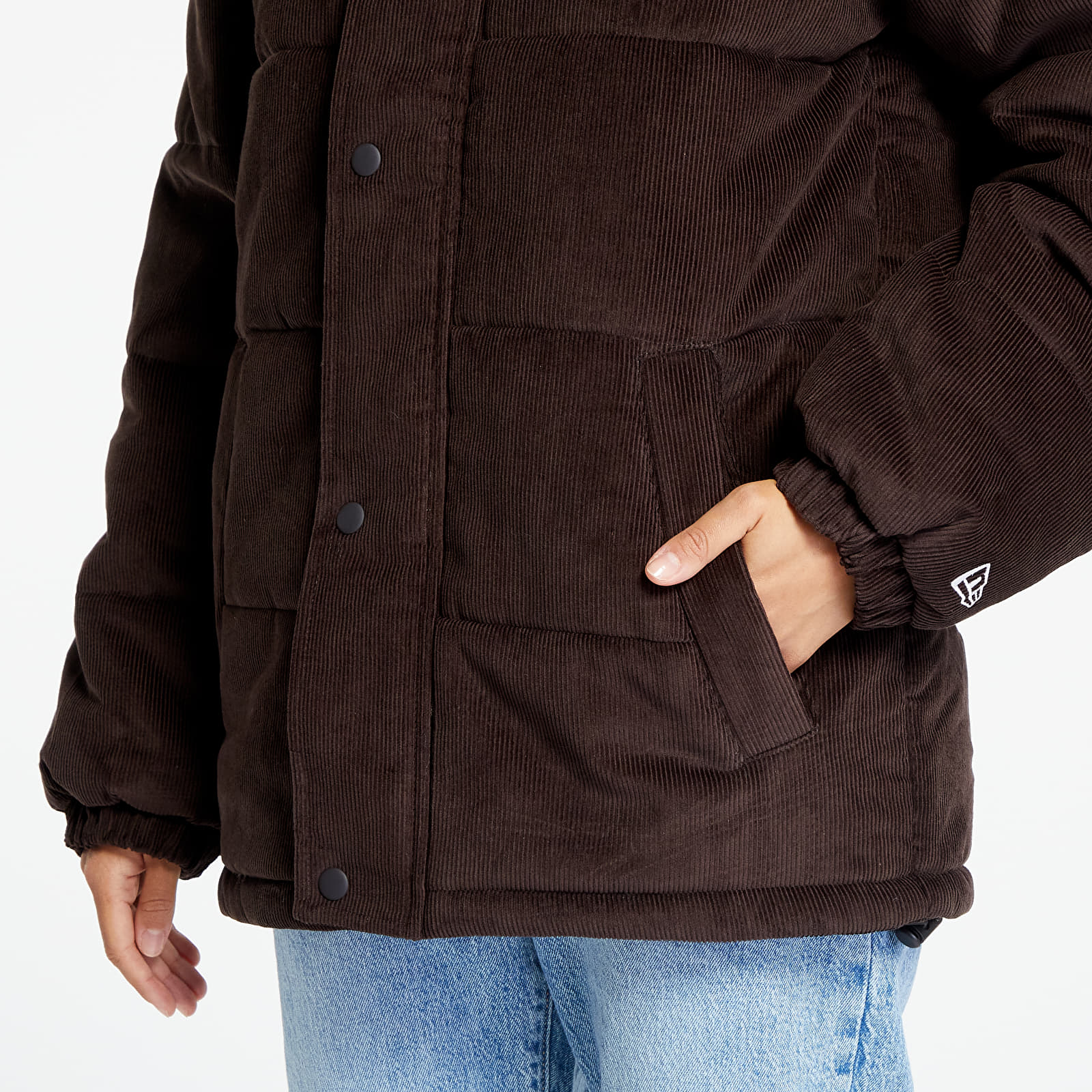 Jakne New Era New York Yankees MLB Brown Puffer Jacket UNISEX Nfl Brown Suede/ White