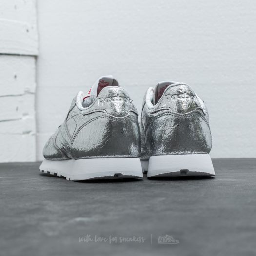 Women s shoes Reebok Classic Leather HD Silver Snowy Grey Red White Footshop